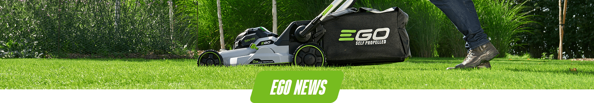 EGO Mower for news banner
