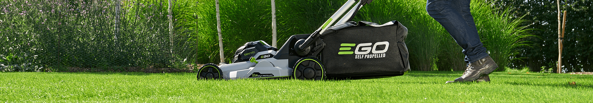 EGO Mower for news banner